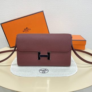 Replica Hermes WOC Epsom Leather Constance To Go Wallet On Chain