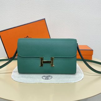 Replica Hermes WOC Epsom Leather Constance To Go Wallet On Chain