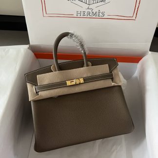 Replica Hermes Birkin 30 Clemence Leather Bag