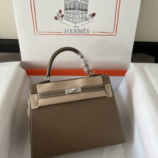 Replica Hermes Kelly Sellier 25 Epsom Leather Bag