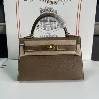 Replica Hermes Kelly Mini II Sellier Epsom Leather Bag