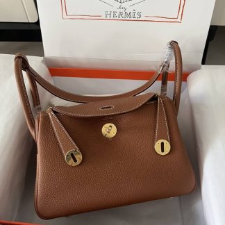 Replica Hermes Lindy Etoupe Taurillon Clemence Bag Size 26