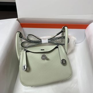 Replica Hermes Lindy Mini Etoupe Taurillon Clemence Bag Size 19