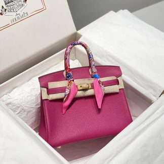 Replica Hermes Birkin 30 Clemence Leather Bag