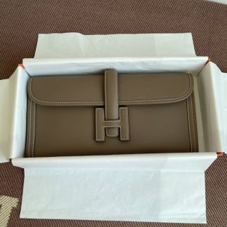 Replica Hermes Jige Elan 29 Swift Leather Clutch Bag