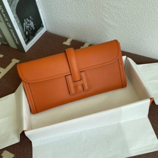 Replica Hermes Jige Elan 29 Swift Leather Clutch Bag