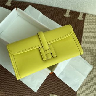 Replica Hermes Jige Elan 29 Swift Leather Clutch Bag