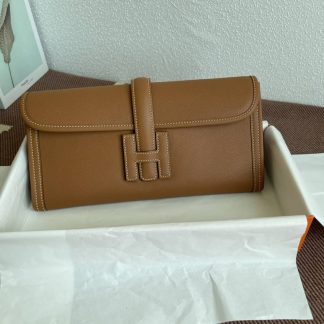 Replica Hermes Jige Elan 29 Epsom Leather Clutch Bag