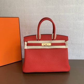 Replica Hermes Birkin 30 Clemence Leather Bag