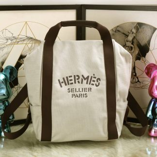 Replica Hermes Sac A Dos Groom Canvas Backpack