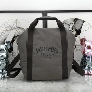 Replica Hermes Sac A Dos Groom Canvas Backpack