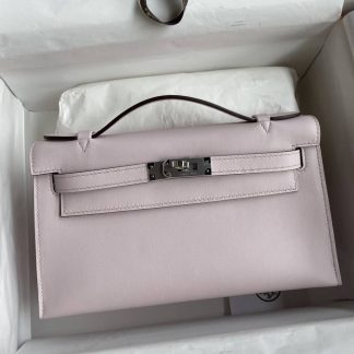 Replica Hermes Swift Leather Mini Kelly Pochette