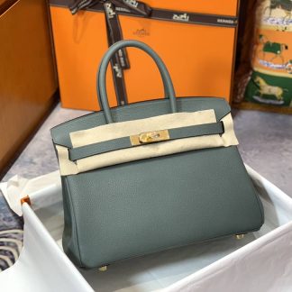 Replica Hermes Birkin 30 Clemence Leather Bag