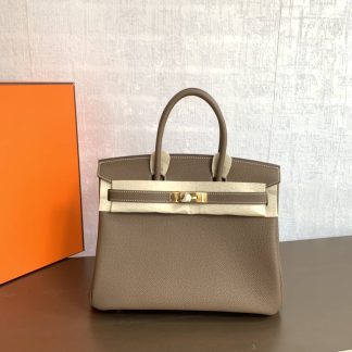 Replica Hermes Birkin 30 Clemence Leather Bag