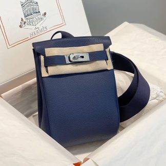 Replica Hermes Hac a Dos PM Clemence Leather Backpack