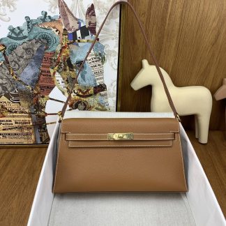 Replica Hermes Kelly Elan Chevre Mysore Leather Bag