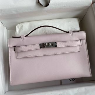 Replica Hermes Swift Leather Mini Kelly Pochette