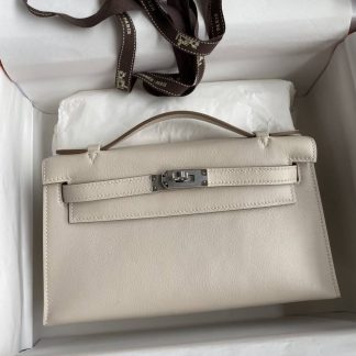 Replica Hermes Swift Leather Mini Kelly Pochette