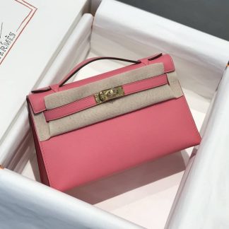 Replica Hermes Swift Leather Mini Kelly Pochette