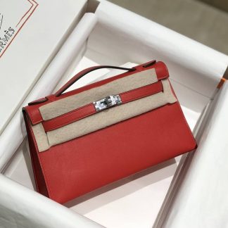 Replica Hermes Swift Leather Mini Kelly Pochette