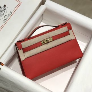 Replica Hermes Swift Leather Mini Kelly Pochette