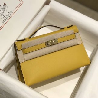 Replica Hermes Swift Leather Mini Kelly Pochette