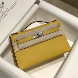 Replica Hermes Swift Leather Mini Kelly Pochette