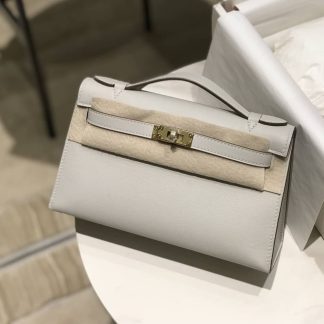 Replica Hermes Swift Leather Mini Kelly Pochette