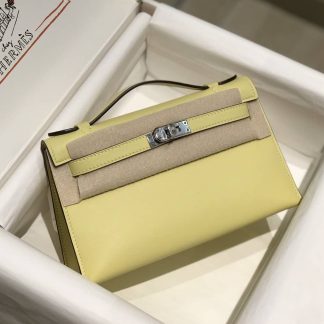 Replica Hermes Swift Leather Mini Kelly Pochette