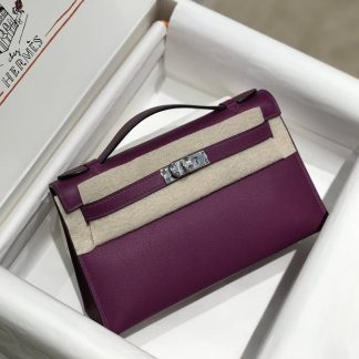 Replica Hermes Swift Leather Mini Kelly Pochette