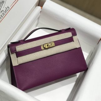 Replica Hermes Swift Leather Mini Kelly Pochette