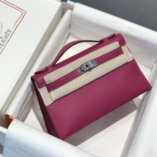 Replica Hermes Swift Leather Mini Kelly Pochette