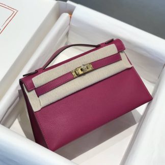 Replica Hermes Swift Leather Mini Kelly Pochette