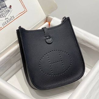 Replica Hermes Evelyne Mini Clemence Leather Bag