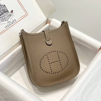 Replica Hermes Evelyne Mini Clemence Leather Bag