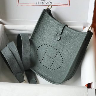 Replica Hermes Evelyne Mini Clemence Leather Bag