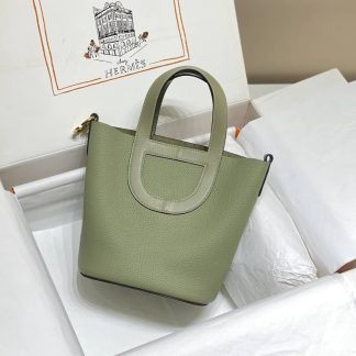 Replica Hermes In The Loop 18 Clemence Leather Bag