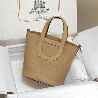 Replica Hermes In The Loop 18 Clemence Leather Bag