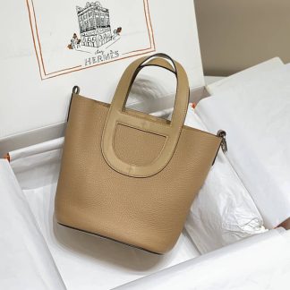 Replica Hermes In The Loop 18 Clemence Leather Bag