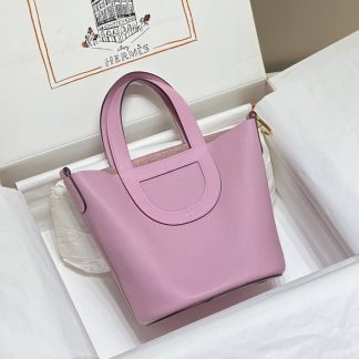 Replica Hermes In The Loop 18 Clemence Leather Bag