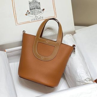 Replica Hermes In The Loop 18 Clemence Leather Bag