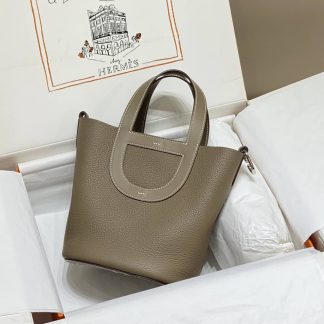 Replica Hermes In The Loop 18 Clemence Leather Bag