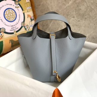 Replica Hermes Picotin Lock 18 Clemence Leather Bag