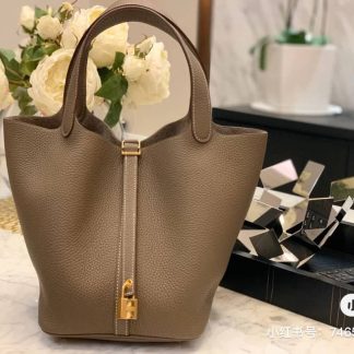 Replica Hermes Picotin Lock 18 Clemence Leather Bag