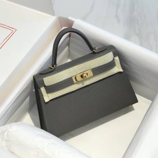 Replica Hermes Kelly Mini Epsom Leather Bag