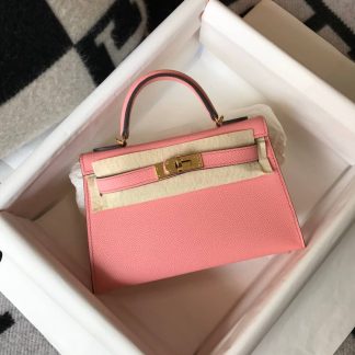 Replica Hermes Kelly Mini Epsom Leather Bag