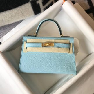 Replica Hermes Kelly Mini Epsom Leather Bag