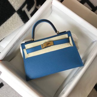 Replica Hermes Kelly Mini Epsom Leather Bag