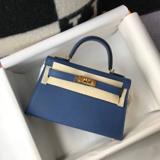 Replica Hermes Kelly Mini Epsom Leather Bag