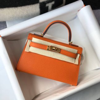 Replica Hermes Kelly Mini Epsom Leather Bag